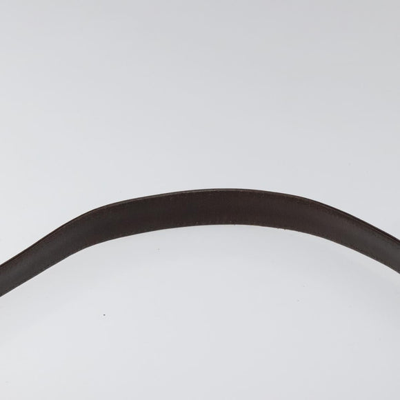 Christian Dior Trotter Canvas Shoulder Bag Brown Auth 110400