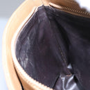 CELINE Macadam Canvas Shoulder Bag PVC Leather Beige Auth 110402-25