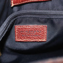 BURBERRY Nova Check Blue Label Shoulder Bag Nylon Leather Beige Auth 110429-10