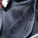 BURBERRY Nova Check Blue Label Shoulder Bag Nylon Leather Beige Auth 110429-12