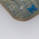 LOUIS VUITTON Monogram Denim New Wave Pochette Zip Bag Blue M67538 Auth 110431-11