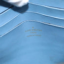 LOUIS VUITTON Monogram Denim New Wave Pochette Zip Bag Blue M67538 Auth 110431-14
