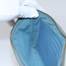 LOUIS VUITTON Monogram Denim New Wave Pochette Zip Bag Blue M67538 Auth 110431-17