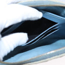 LOUIS VUITTON Monogram Denim New Wave Pochette Zip Bag Blue M67538 Auth 110431-19