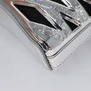 BALENCIAGA Neophone Holder Shoulder Bag Enamel Silver 660787 Auth 110436AV-17