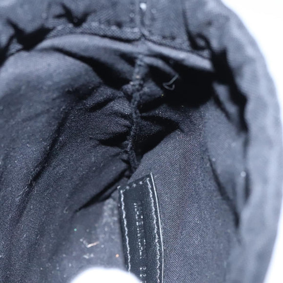 BALENCIAGA Neophone Holder Shoulder Bag Enamel Silver 660787 Auth 110436AV