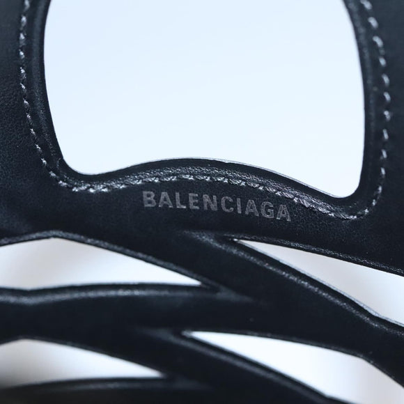 BALENCIAGA Neophone Holder Shoulder Bag Enamel Silver 660787 Auth 110436AV