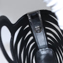 BALENCIAGA Neophone Holder Shoulder Bag Enamel Silver 660787 Auth 110436AV-25