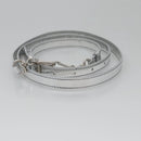 BALENCIAGA Neophone Holder Shoulder Bag Enamel Silver 660787 Auth 110436AV-27