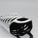 BALENCIAGA Neophone Holder Shoulder Bag Enamel Silver 660787 Auth 110436AV-6