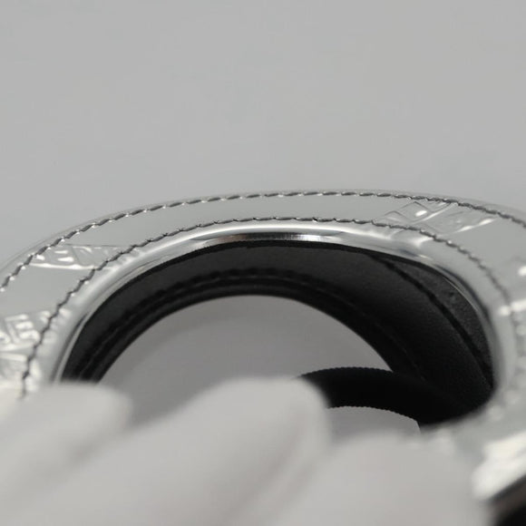 BALENCIAGA Neophone Holder Shoulder Bag Enamel Silver 660787 Auth 110436AV