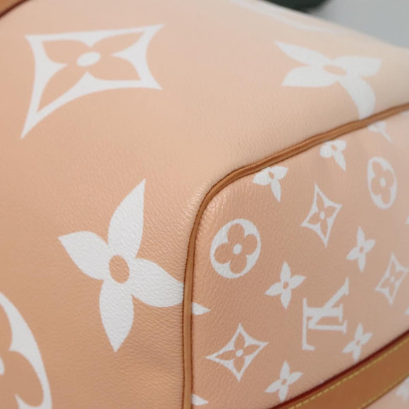 LOUIS VUITTON Monogram Giant Keepall Bandouliere 45 Bag Pink LV Auth 110446SA