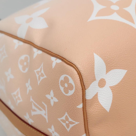 LOUIS VUITTON Monogram Giant Keepall Bandouliere 45 Bag Pink LV Auth 110446SA