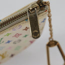 LOUIS VUITTON Monogram Multicolor Pochette MM Pouch White M60028 LV Auth 110453-14