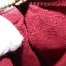 LOUIS VUITTON Monogram Multicolor Pochette MM Pouch White M60028 LV Auth 110453-21