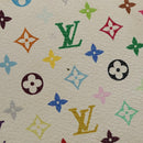LOUIS VUITTON Monogram Multicolor Pochette MM Pouch White M60028 LV Auth 110453-4