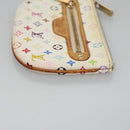 LOUIS VUITTON Monogram Multicolor Pochette MM Pouch White M60028 LV Auth 110453-5