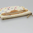 LOUIS VUITTON Monogram Multicolor Pochette MM Pouch White M60028 LV Auth 110453-7