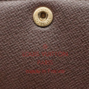 LOUIS VUITTON Damier Ebene Porte Cartes ID Bandouliere Case N60016 Auth 110489V-17