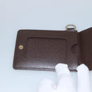 LOUIS VUITTON Damier Ebene Porte Cartes ID Bandouliere Case N60016 Auth 110489V-11