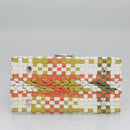 Salvatore Ferragamo Gancini Hand Bag Leather Multicolor Auth 110491SAV-5