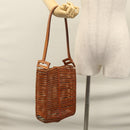 Salvatore Ferragamo Shoulder Bag Leather Brown Auth 110497-18