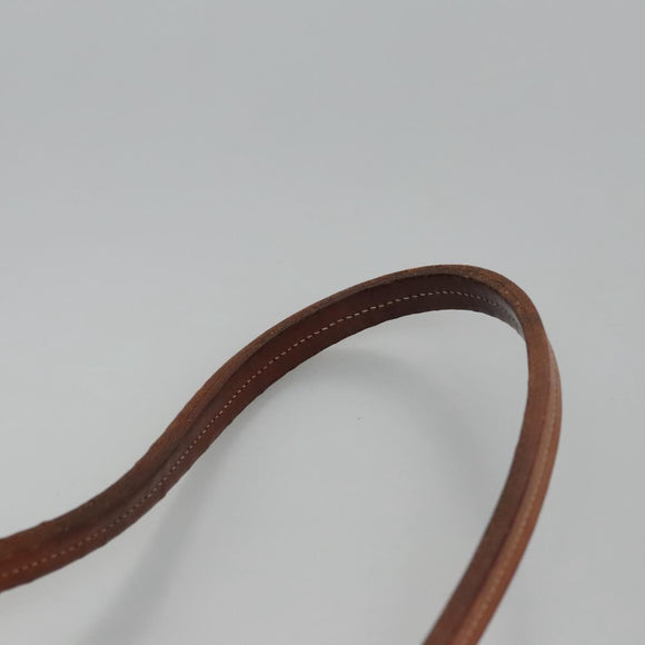 Salvatore Ferragamo Shoulder Bag Leather Brown Auth 110497