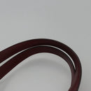 BURBERRY Nova Check Tote Bag Canvas Leather Beige Red gold Auth 110498-15