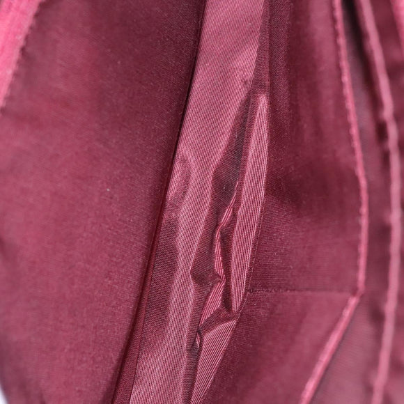 BURBERRY Nova Check Tote Bag Canvas Leather Beige Red gold Auth 110498