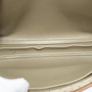 Christian Dior Honeycomb Canvas Hand Bag PVC Leather Beige Auth 110505-12