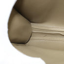 Christian Dior Honeycomb Canvas Hand Bag PVC Leather Beige Auth 110505-19