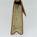 Christian Dior Honeycomb Canvas Hand Bag PVC Leather Beige Auth 110505-3