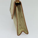 Christian Dior Honeycomb Canvas Hand Bag PVC Leather Beige Auth 110505-4