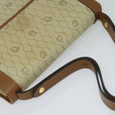 Christian Dior Honeycomb Canvas Hand Bag PVC Leather Beige Auth 110505-6