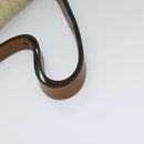 Christian Dior Honeycomb Canvas Hand Bag PVC Leather Beige Auth 110505-7