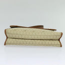 Christian Dior Honeycomb Canvas Hand Bag PVC Leather Beige Auth 110505-5