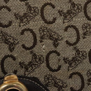 CELINE C Macadam Canvas Shoulder Bag Beige Brown Auth 110506-8