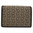 CELINE C Macadam Canvas Shoulder Bag Beige Brown Auth 110506-2