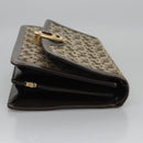 CELINE C Macadam Canvas Shoulder Bag Beige Brown Auth 110506-3