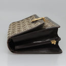 CELINE C Macadam Canvas Shoulder Bag Beige Brown Auth 110506-4