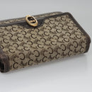 CELINE C Macadam Canvas Shoulder Bag Beige Brown Auth 110506-5