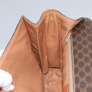 CELINE Macadam Canvas Shoulder Bag PVC Leather Brown Auth 110507-19