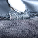 BURBERRY Nova Check Tote Bag PVC Leather Beige Black Auth 110513-12