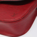 LOUIS VUITTON Epi Saint Cloud GM Shoulder Bag Red M52197 LV Auth 110514-15