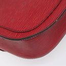 LOUIS VUITTON Epi Saint Cloud GM Shoulder Bag Red M52197 LV Auth 110514-18