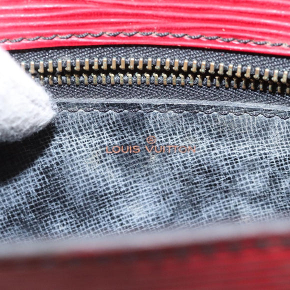 LOUIS VUITTON Epi Saint Cloud GM Shoulder Bag Red M52197 LV Auth 110514