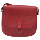 LOUIS VUITTON Epi Saint Cloud GM Shoulder Bag Red M52197 LV Auth 110514-13