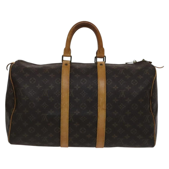 LOUIS VUITTON Monogram Keepall 45 Boston Bag M41428 LV Auth 110527
