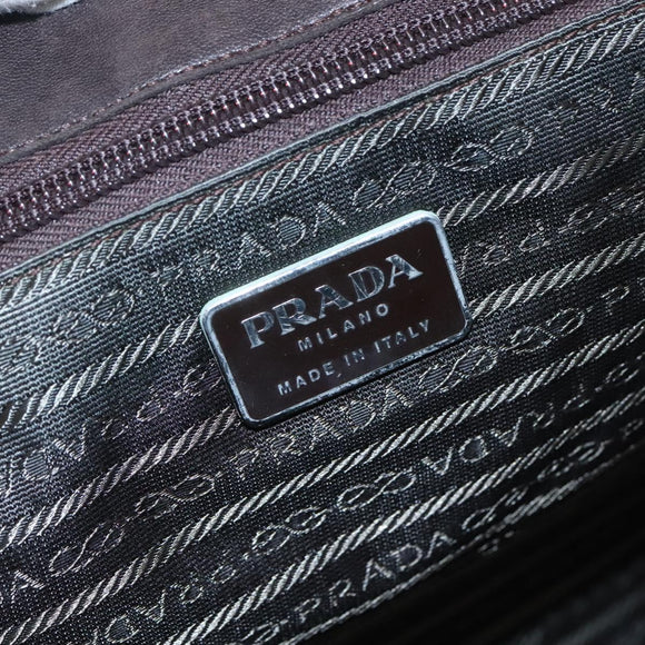 PRADA Tote Bag Nylon Green Auth 110543