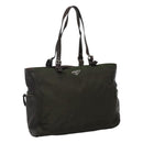 PRADA Tote Bag Nylon Green Auth 110543-1